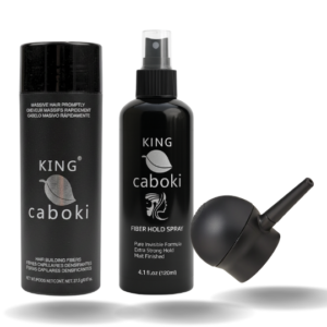 King Caboki 3 IN 1 Deal 27.5g + FiberHold Spray + Spray Applicator