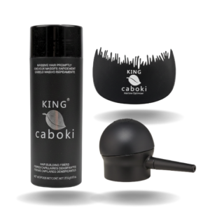 King Caboki 3 IN 1 Deal 27.5g + Spray Applicator + Hairline Optimizer