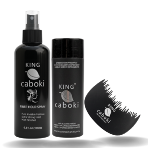 King Caboki 3 IN 1 Deal 27.5g + FiberHold Spray + Hairline Optimizer